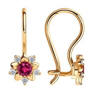 024791 Серьги (Au 585)